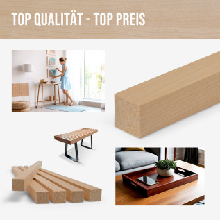 Wood strip - Planed birch - 25x25x1000mm