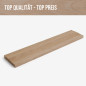 10-piece set of wooden strips - planed oak - 8x25x500mm