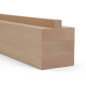 Leimholz - Buche nach Maß - 80x80mm