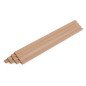 10-piece set of wooden strips - planed beech - 8x20x500mm 10-piece set of wooden strips - planed beech - 8x20x500mm
