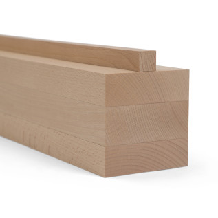 Leimholz - Buche nach Maß - 100x100mm