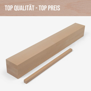 Leimholz - Buche nach Maß - 100x100mm