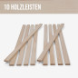 10er-Set Holzleiste - Esche gehobelt - 8x25x500mm 10er-Set Holzleiste - Esche gehobelt - 8x25x500mm