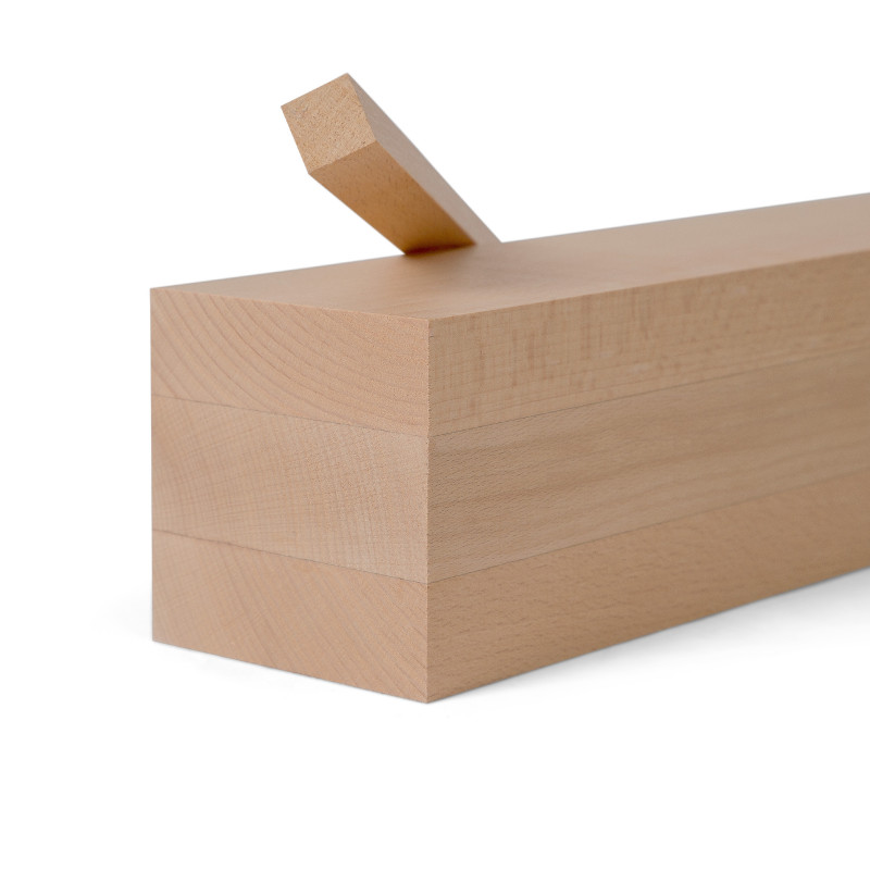 Leimholz - Buche nach Maß - 120x120mm