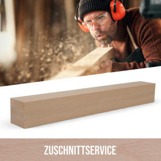 Leimholz - Buche nach Maß - 120x120mm
