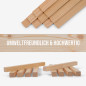 10-piece set of wooden strips - planed larch - 25x25x500mm