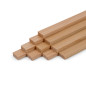 10-piece set of wooden strips - planed larch - 8x20x500mm