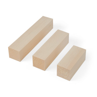 Schnitzholz - Holzblock - Zirbenholz zum Schnitzen, Drechseln, Basteln