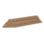 20-piece set of wooden sticks - planed oak - 10x10x250mm