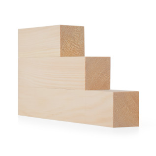 Schnitzholz - Holzblock - Zirbenholz zum Schnitzen, Drechseln, Basteln
