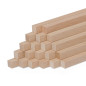 20er-Set Holzstäbe - Buche gehobelt - 10x10x250mm 20er-Set Holzstäbe - Buche gehobelt - 10x10x250mm