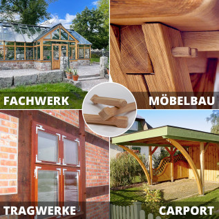 Holznägel - Eiche gefast - L 160 mm