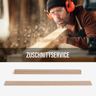 Holzleiste - Eiche nach Maß - Präziser Zuschnittservice und erstklassige Qualität für Ihre Projekte.