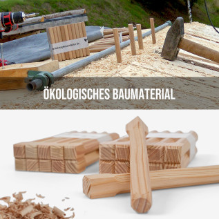 Holznägel - Lärche gefast - L 140mm