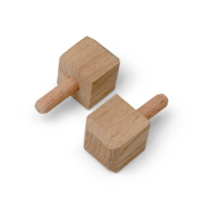 Ziernägel - Eiche gefast - 20x20x20mm