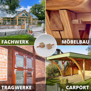 Ziernägel - Eiche standard - 25x25x25mm