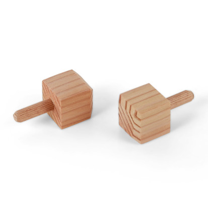 Ziernägel - Lärche gefast - 25x25x25mm