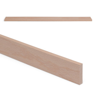 Holzleiste - Buche gehobelt - 6x25x1000mm