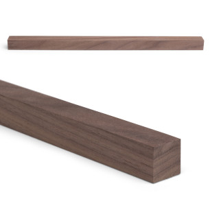 Wood strip - planed walnut - 23x23x1000mm