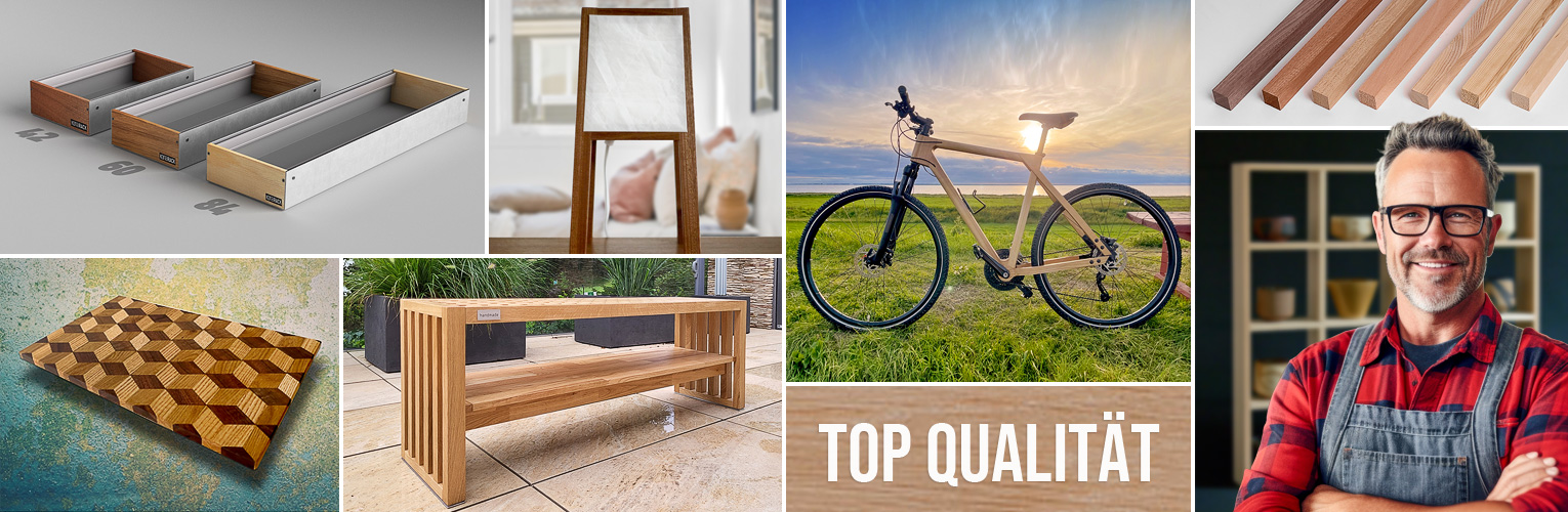 Solid Oak Strip Standard - Application Examples